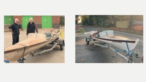 Worcester rowing club launch before and after