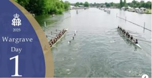 Worcester Rowing club ladies 8 in the Wargrave event at Henley Royal Regatta